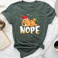 Christmas Chow Chow Nope Lazy Dog Boys Girls Clothing Bella Canvas T-shirt Heather Forest