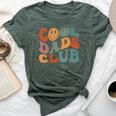 Cool Dads Club Retro Groovy Smile Dad Father's Day Bella Canvas T-shirt Heather Forest