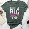 Coolest Big Sister Ever Proud Big Sister Bella Canvas T-shirt Heather Forest