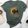 Cosmos Girl Total Solar Eclipse Watching April 8 2024 Bella Canvas T-shirt Heather Forest