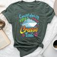 Countdown Is Over It's Cruise Time Cruise Ship Bella Canvas T-shirt Heather Forest