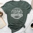 I Have A Couple Chickens Chicken Math Farmer Bella Canvas T-shirt Heather Forest