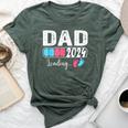 Dad 2024 Loading A Girl Or A Boy Baby Pregnancy Announcement Bella Canvas T-shirt Heather Forest