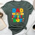 Dad Of The Birthday Boy Game Gaming Dad And Mom Family Bella Canvas T-shirt Heather Forest