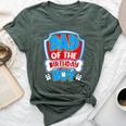 Dad And Mom Of The Birthday Boy Dog Paw Family Matching Bella Canvas T-shirt Heather Forest