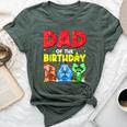 Dad And Mom Birthday Boy Gorilla Game Family Matching Bella Canvas T-shirt Heather Forest
