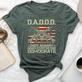 Daddd Gun Dads Against Daughters Dating Democrats On Back Bella Canvas T-shirt Heather Forest