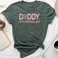 Daddy Of The Birthday Girl Winter Onederland 1St Birthday Bella Canvas T-shirt Heather Forest