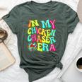 Disco Groovy In My Chicken Chaser Era Bella Canvas T-shirt Heather Forest
