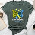 Down Syndrome Awareness Butterfly Down Syndrome Support Bella Canvas T-shirt Heather Forest