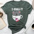 Ekoalaty Lesbian Pride Tea Equality Butch Lgbt Animal Bella Canvas T-shirt Heather Forest