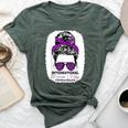 Embrace Equity International Day 2024 Messy Bun Bella Canvas T-shirt Heather Forest