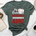 My Favorite Baseball Player Calls Me Aunt Bella Canvas T-shirt Heather Forest