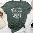 My Favorite Evil Queen Is My Wife Husband Anniversary Bella Canvas T-shirt Heather Forest