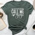 My Favorite People Call Me Gigi Mother's Day Bella Canvas T-shirt Heather Forest