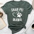 Fun Shar Pei Mama Pet Lover Apparel Dog Shar-Peis Mom Bella Canvas T-shirt Heather Forest