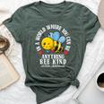 Autism Awareness Bee Kind Autistic Cute Autism Be Kind Bella Canvas T-shirt Heather Forest