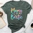 Bestie Mom Life Matching Mama Is My Bestie Bella Canvas T-shirt Heather Forest