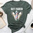 Get Faded Barber For Cool Hairstylist Bella Canvas T-shirt Heather Forest