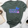 Mermaid Squad Birthday Squad Party N Girl Matching Bella Canvas T-shirt Heather Forest