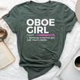 Oboe Girl Definition Oboe Bella Canvas T-shirt Heather Forest