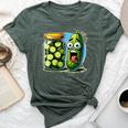 Pickle Surprise Women Bella Canvas T-shirt Heather Forest