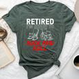 Retirement For Retired Retirement Bella Canvas T-shirt Heather Forest