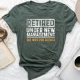 Retirement I Am Not Retired See Wife For Details Bella Canvas T-shirt Heather Forest