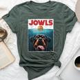 Rottie Rottweiler Jowls Burger Giant Tank Dog Mom Dad Bella Canvas T-shirt Heather Forest