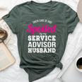 Service Advisor Wife Wedding Anniversary Bella Canvas T-shirt Heather Forest