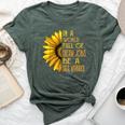 Sunflower Data Manager Bella Canvas T-shirt Heather Forest