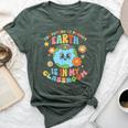 Future Planet Earth Is In My Classroom Groovy Proud Teacher Bella Canvas T-shirt Heather Forest
