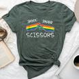 Gay Lesbian Rock Paper Scissors Fun Rainbow Pride Lgbt Women Bella Canvas T-shirt Heather Forest