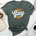 Gay Lgbt Equality March Rally Protest Parade Rainbow Target Bella Canvas T-shirt Heather Forest