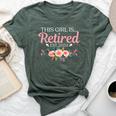 This Girl Is Retired Est 2024 Bella Canvas T-shirt Heather Forest