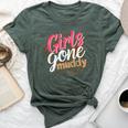 Girls Gone Muddy Mud Run Outfit For Mud Run Team Bella Canvas T-shirt Heather Forest