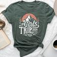 Girls Trip 2024 Mountain Adventure Bella Canvas T-shirt Heather Forest