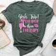 Girls Trip Cheaper Than A Therapy Weekend Wine Party Bella Canvas T-shirt Heather Forest