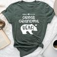 Great Grandma Bear For Great Grandmothers Bella Canvas T-shirt Heather Forest