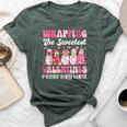 Groovy Wrapping The Sweetest Valentines Mother Baby Nurse Bella Canvas T-shirt Heather Forest