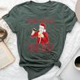 Ho Ho Hoy Se Bebe Ugly Christmas Dominican Bella Canvas T-shirt Heather Forest