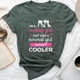 I'm A Curling Girl Ice Curling Sport Quote Curling Bella Canvas T-shirt Heather Forest