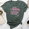 I'm Not Yelling This Is My Soccer Mom Voice Mom Quotes Bella Canvas T-shirt Heather Forest