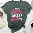 I'm Not Yelling This Is My Soccer Nana Voice Mother's Day Bella Canvas T-shirt Heather Forest