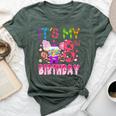 Its My 8Th Birthday Candy Candyland Birthday Girl 8 Year Old Bella Canvas T-shirt Heather Forest