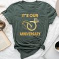 It's Our Anniversary Wedding Love You Wife Husband Bella Canvas T-shirt Heather Forest