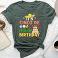 It's Cinco De My-O Birthday Born On Mexican Party Boys Girls Bella Canvas T-shirt Heather Forest