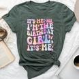 Its Me Hi I'm Birthday Girl Its Me Groovy For Girls Women Bella Canvas T-shirt Heather Forest