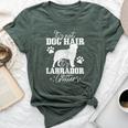 It's Not Dog Hair It's Labradorglitter Lab Dog Mom Bella Canvas T-shirt Heather Forest