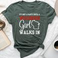 It's Not A Party Until A Wisconsin Girl Walks In Wisconsin Bella Canvas T-shirt Heather Forest